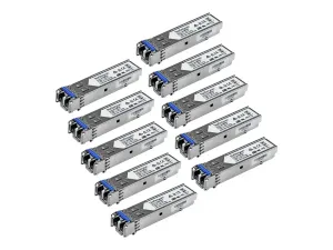 StarTech.com Paquet de 10 modules de transceiver SFP à fibre optique Gigabit - miniature 2