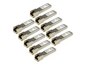 StarTech .com Paquet de 10 modules de transceiver SFP Gigabit RJ45 en cuivre - miniature 5
