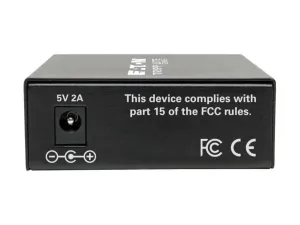 Eaton Tripp Lite Series Gigabit Singlemode Fiber to Ethernet Media Converter, SMF 10/100/1000 SC, 1310 nm, 20 km (12.4 mi.) - miniature 2