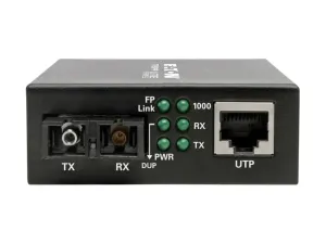 Eaton Tripp Lite Series Gigabit Singlemode Fiber to Ethernet Media Converter, SMF 10/100/1000 SC, 1310 nm, 20 km (12.4 mi.) - miniature 4