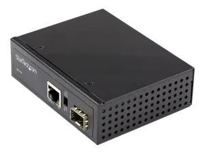 StarTech .com Convertisseur Fibre RJ45 PoE+ Industriel 60W - miniature 2