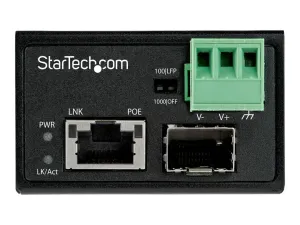 StarTech .com Convertisseur Fibre RJ45 PoE+ Industriel 30W - miniature 4