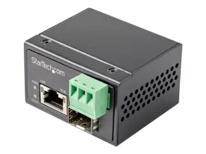 StarTech .com Convertisseur Fibre RJ45 PoE+ Industriel 30W - miniature 3