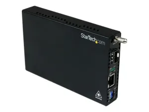 StarTech .com Convertisseur RJ45 Gigabit Ethernet sur Fibre Optique avec SFP Ouvert - miniature 3