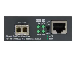Startech Convertisseur de média Gigabit Ethernet fibre optique multimode compact avec SFP - miniature 1