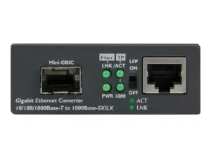 Startech Convertisseur RJ45 Gigabit Ethernet sur Fibre Optique avec SFP Ouvert - miniature 3
