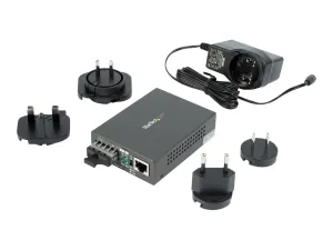 StarTech .com Convertisseur de média Gigabit Ethernet fibre optique SC multimode - miniature 1