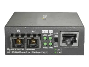 StarTech .com Convertisseur de média Gigabit Ethernet fibre optique SC monomode - miniature 3