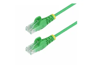 StarTech .com 1m Green Slim CAT6 Ethernet Cable, Snagless, 28AWG, LSZH - miniature 3