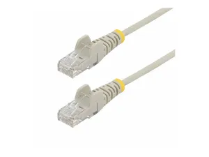 StarTech .com 5m Gray Slim CAT6 Ethernet Cable, Snagless, 28AWG, LSZH - miniature 3