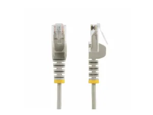 StarTech .com 5m Gray Slim CAT6 Ethernet Cable, Snagless, 28AWG, LSZH - miniature 2