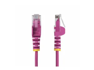 StarTech .com 2.5m Pink Slim CAT6 Ethernet Cable, Snagless, 28AWG, LSZH - miniature 4