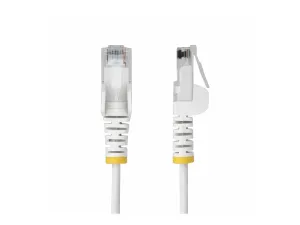 StarTech .com 2.5m White Slim CAT6 Ethernet Cable, Snagless, 28AWG, LSZH - miniature 4