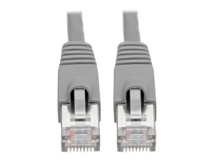 Eaton Tripp Lite Series Cat6a 10G Snagless Shielded STP Ethernet Cable (RJ45 M/M), PoE, Gray, 10 ft. (3.05 m) - miniature 4
