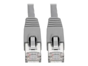 Eaton Tripp Lite Series Cat6a 10G Snagless Shielded STP Ethernet Cable (RJ45 M/M), PoE, Gray, 3 ft. (0.91 m) - miniature 5