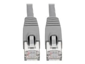 Eaton Tripp Lite Series Cat6a 10G Snagless Shielded STP Ethernet Cable (RJ45 M/M), PoE, Gray, 3 ft. (0.91 m) - miniature 3