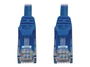 Eaton Tripp Lite Series Cat6a 10G Snagless Molded UTP Ethernet Cable (RJ45 M/M), PoE, Blue, 10 ft. (3.1 m) - miniature 1
