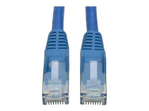 Eaton Tripp Lite Series Cat6 Gigabit Snagless Molded (UTP) Ethernet Cable (RJ45 M/M), PoE, Blue, 10 ft. (3.05 m) - miniature 1