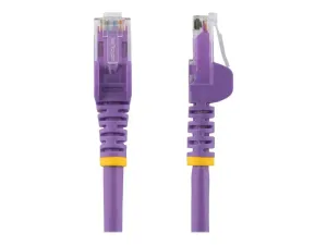 Startech 7m CAT6 Ethernet Cable, 10 Gigabit Snagless RJ45 650MHz 100W PoE Patch Cord, CAT 6 10GbE UTP Network Cable w/Strain Relief, Purple, Wiring is UL Certified/TIA - miniature 2