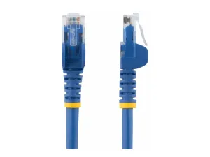 StarTech .com 7.5m CAT6 Ethernet Cable, 10 Gigabit Snagless RJ45 650MHz 100W PoE Patch Cord, CAT 6 10GbE UTP Network Cable w/Strain Relief, Blue, Wiring is UL Certified/TIA - miniature 3