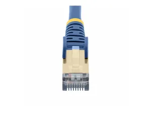 StarTech .com 7.5m CAT6A Ethernet Cable, 10 Gigabit Shielded Snagless RJ45 100W PoE Patch Cord, CAT 6A 10GbE STP Network Cable w/Strain Relief, Blue, UL Certified Wiring/TIA - miniature 4
