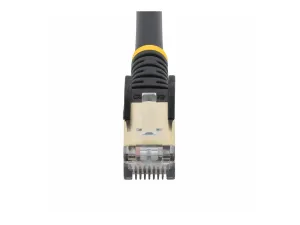 StarTech .com 1.5m CAT6A Ethernet Cable, 10 Gigabit Shielded Snagless RJ45 100W PoE Patch Cord, CAT 6A 10GbE STP Network Cable w/Strain Relief, Black, UL Certified Wiring/TIA - miniature 5