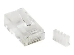 StarTech .com Cat 6 RJ45 Modular Plug for Solid Wire - miniature 1