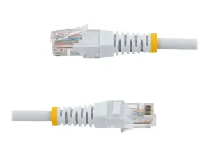 StarTech .com Câble patch UTP Cat5e de 15 m avec RJ45 moulé blanc - miniature 2