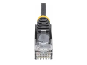StarTech .com 1.5m Slim LSZH CAT6 Ethernet Cable, 10 Gigabit Snagless RJ45 100W PoE Patch Cord, CAT 6 10GbE UTP Network Cable w/Strain Relief, Black, ETL/Low Smoke Zero Halogen - miniature 3