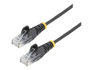 StarTech .com 1.5m Slim LSZH CAT6 Ethernet Cable, 10 Gigabit Snagless RJ45 100W PoE Patch Cord, CAT 6 10GbE UTP Network Cable w/Strain Relief, Black, ETL/Low Smoke Zero Halogen - miniature 5