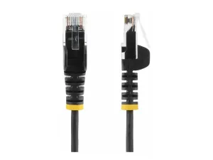 StarTech .com 1.5m Slim LSZH CAT6 Ethernet Cable, 10 Gigabit Snagless RJ45 100W PoE Patch Cord, CAT 6 10GbE UTP Network Cable w/Strain Relief, Black, ETL/Low Smoke Zero Halogen - miniature 2