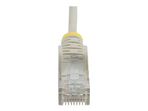 StarTech .com 2m Slim LSZH CAT6 Ethernet Cable, 10 Gigabit Snagless RJ45 100W PoE Patch Cord, CAT 6 10GbE UTP Network Cable w/Strain Relief, Grey, ETL, Low Smoke Zero Halogen - miniature 4
