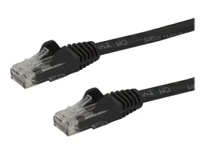 StarTech .com 10m CAT6 Ethernet Cable, 10 Gigabit Snagless RJ45 650MHz 100W PoE Patch Cord, CAT 6 10GbE UTP Network Cable w/Strain Relief, Black, Wiring is UL Certified/TIA - miniature 2