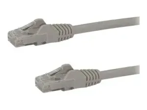 StarTech .com 10m CAT6 Ethernet Cable, 10 Gigabit Snagless RJ45 650MHz 100W PoE Patch Cord, CAT 6 10GbE UTP Network Cable w/Strain Relief, Grey, Wiring is UL Certified/TIA - miniature 3