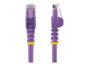 Startech 10m CAT6 Ethernet Cable, 10 Gigabit Snagless RJ45 650MHz 100W PoE Patch Cord, CAT 6 10GbE UTP Network Cable w/Strain Relief, Purple, Wiring is UL Certified/TIA - miniature 2