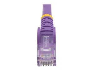 Startech 10m CAT6 Ethernet Cable, 10 Gigabit Snagless RJ45 650MHz 100W PoE Patch Cord, CAT 6 10GbE UTP Network Cable w/Strain Relief, Purple, Wiring is UL Certified/TIA - miniature 4