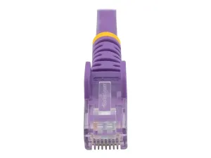 Startech 10m CAT6 Ethernet Cable, 10 Gigabit Snagless RJ45 650MHz 100W PoE Patch Cord, CAT 6 10GbE UTP Network Cable w/Strain Relief, Purple, Wiring is UL Certified/TIA - miniature 3