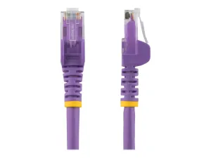 StarTech .com 10m CAT6 Ethernet Cable, 10 Gigabit Snagless RJ45 650MHz 100W PoE Patch Cord, CAT 6 10GbE UTP Network Cable w/Strain Relief, Purple, Wiring is UL Certified/TIA