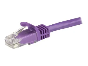 Startech 10m CAT6 Ethernet Cable, 10 Gigabit Snagless RJ45 650MHz 100W PoE Patch Cord, CAT 6 10GbE UTP Network Cable w/Strain Relief, Purple, Wiring is UL Certified/TIA - miniature 5