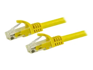 StarTech .com 1.5m CAT6 Ethernet Cable, 10 Gigabit Snagless RJ45 650MHz 100W PoE Patch Cord, CAT 6 10GbE UTP Network Cable w/Strain Relief, Yellow, Wiring is UL Certified/TIA - miniature 1