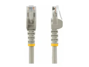 StarTech .com 15m CAT6 Ethernet Cable, 10 Gigabit Snagless RJ45 650MHz 100W PoE Patch Cord, CAT 6 10GbE UTP Network Cable w/Strain Relief, Grey, Wiring is UL Certified/TIA - miniature 1