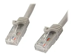 StarTech .com 2m CAT6 Ethernet Cable, 10 Gigabit Snagless RJ45 650MHz 100W PoE Patch Cord, CAT 6 10GbE UTP Network Cable w/Strain Relief, Grey, Wiring is UL Certified/TIA - miniature 4