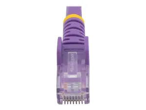 StarTech .com 3m CAT6 Ethernet Cable, 10 Gigabit Snagless RJ45 650MHz 100W PoE Patch Cord, CAT 6 10GbE UTP Network Cable w/Strain Relief, Purple, Wiring is UL Certified/TIA - miniature 3