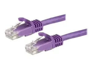 StarTech .com 3m CAT6 Ethernet Cable, 10 Gigabit Snagless RJ45 650MHz 100W PoE Patch Cord, CAT 6 10GbE UTP Network Cable w/Strain Relief, Purple, Wiring is UL Certified/TIA - miniature 4