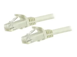 StarTech .com 3m CAT6 Ethernet Cable, 10 Gigabit Snagless RJ45 650MHz 100W PoE Patch Cord, CAT 6 10GbE UTP Network Cable w/Strain Relief, White, Wiring is UL Certified/TIA - miniature 2
