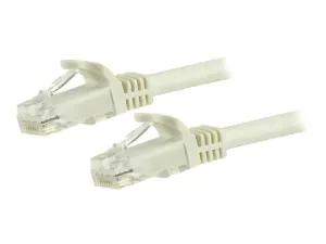 StarTech .com 3m CAT6 Ethernet Cable, 10 Gigabit Snagless RJ45 650MHz 100W PoE Patch Cord, CAT 6 10GbE UTP Network Cable w/Strain Relief, White, Wiring is UL Certified/TIA - miniature 5