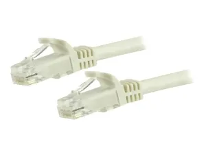 StarTech .com 3m CAT6 Ethernet Cable, 10 Gigabit Snagless RJ45 650MHz 100W PoE Patch Cord, CAT 6 10GbE UTP Network Cable w/Strain Relief, White, Wiring is UL Certified/TIA - miniature 1