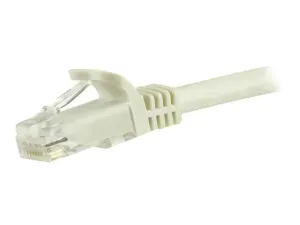 StarTech .com 3m CAT6 Ethernet Cable, 10 Gigabit Snagless RJ45 650MHz 100W PoE Patch Cord, CAT 6 10GbE UTP Network Cable w/Strain Relief, White, Wiring is UL Certified/TIA - miniature 4