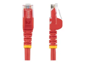 StarTech .com 50cm CAT6 Ethernet Cable, 10 Gigabit Snagless RJ45 650MHz 100W PoE Patch Cord, CAT 6 10GbE UTP Network Cable w/Strain Relief, Red, Wiring is UL Certified/TIA - miniature 4