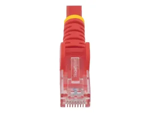 StarTech .com 50cm CAT6 Ethernet Cable, 10 Gigabit Snagless RJ45 650MHz 100W PoE Patch Cord, CAT 6 10GbE UTP Network Cable w/Strain Relief, Red, Wiring is UL Certified/TIA - miniature 5